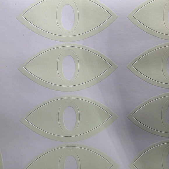 Glow-In-The-Dark Wall Decals Eyes Vinyl Removable Repositionable halloween - Picture 3 of 5